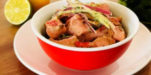Receta de Ceviche de salmón
