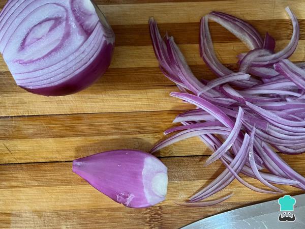 Receta de Ceviche de salmón - Paso 3