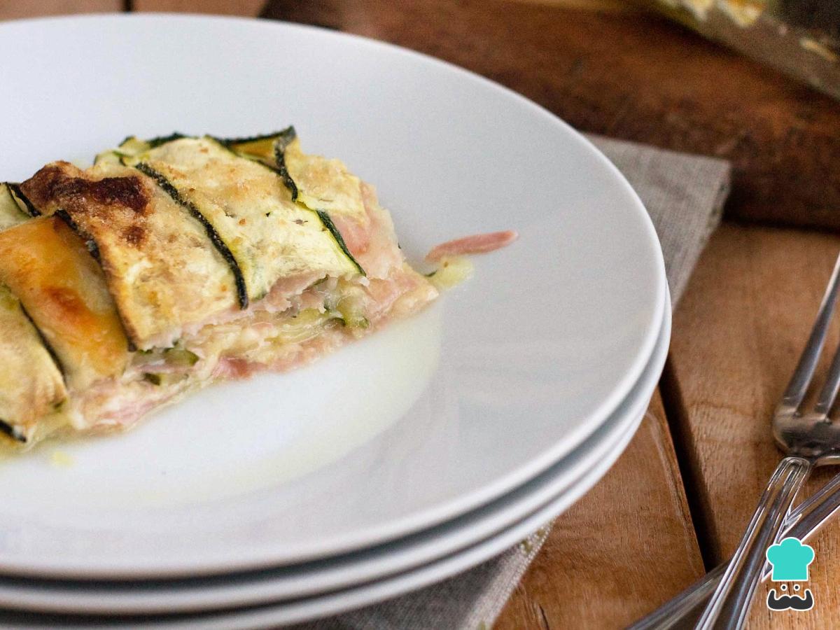 Receta de Lasaña de calabacín