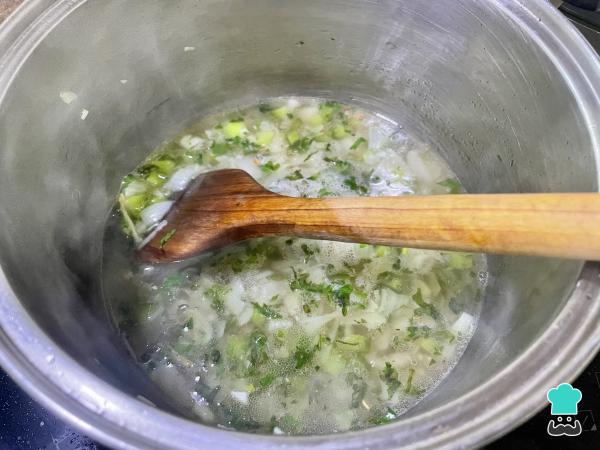 Receta de Albóndigas en salsa verde - Paso 6