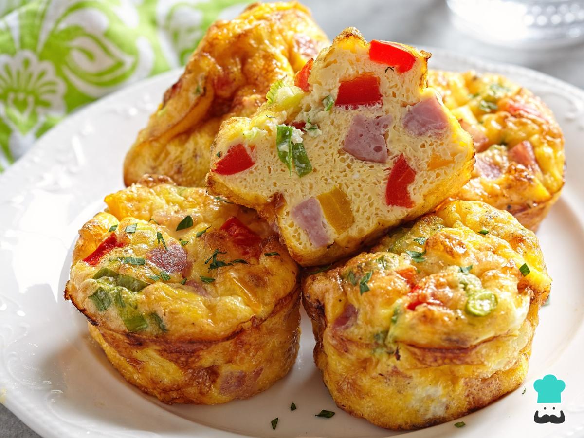 Receta de Muffins salados sin harina