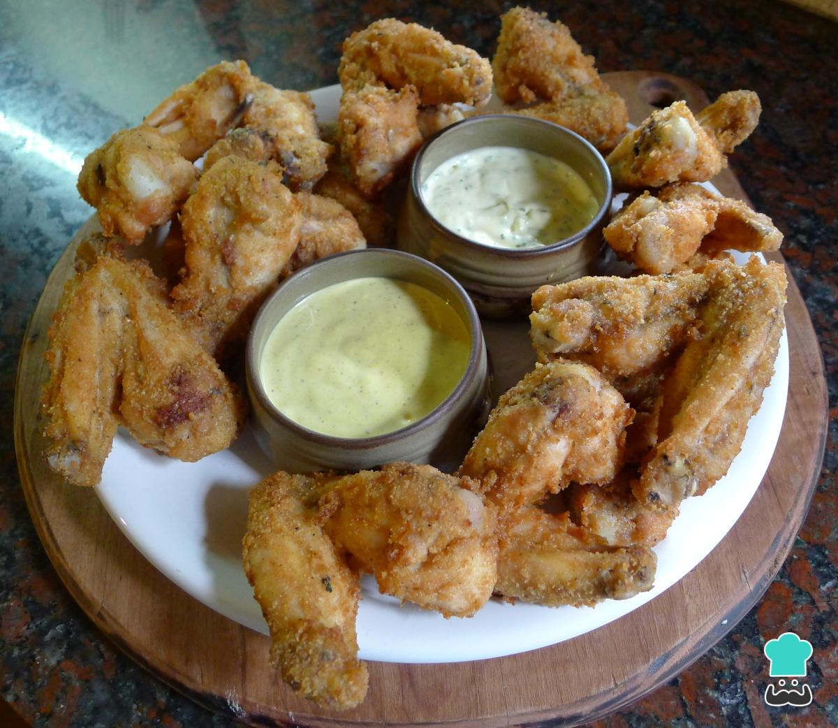Receta de Alitas de pollo crujientes