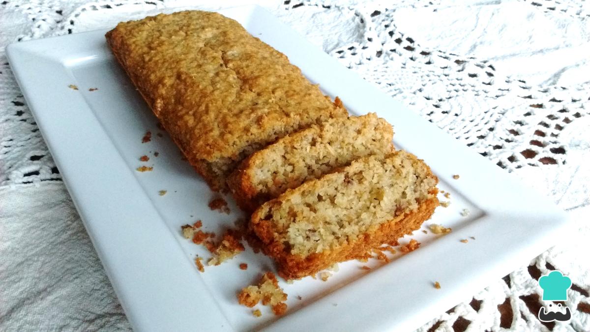 Receta de Bizcocho de avena sin azúcar