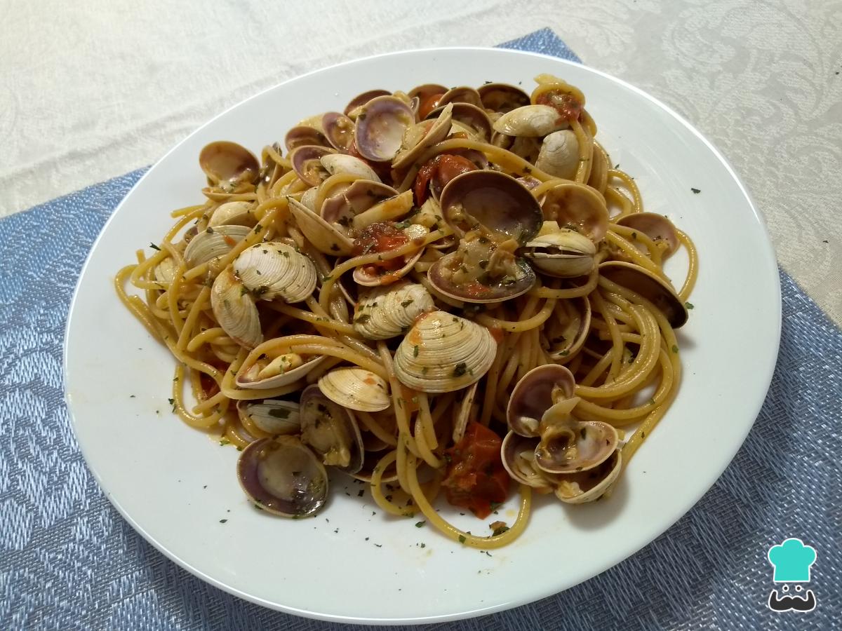 Receta de Espagueti a la vongole