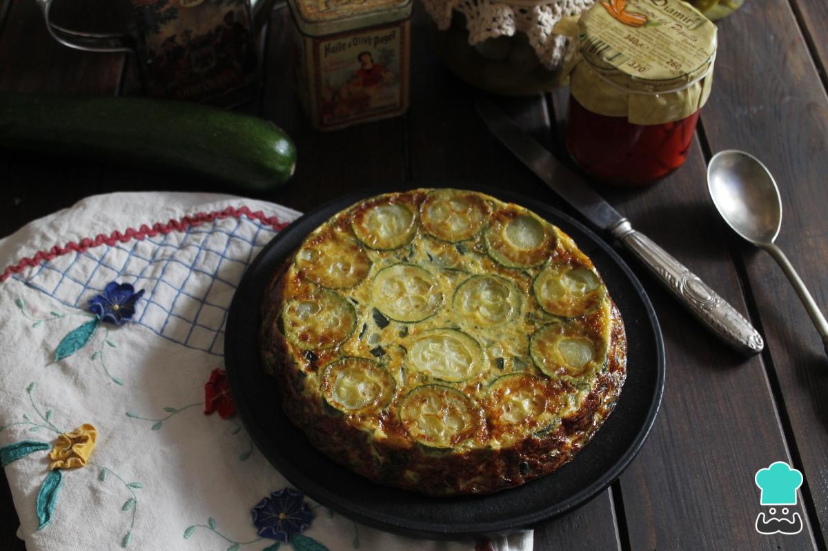 Receta de Tortilla de calabacín al horno