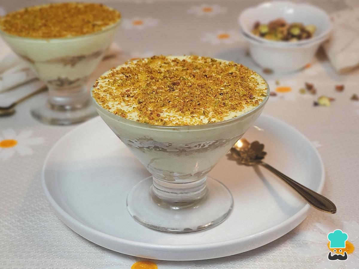 Receta de Tiramisú de pistacho