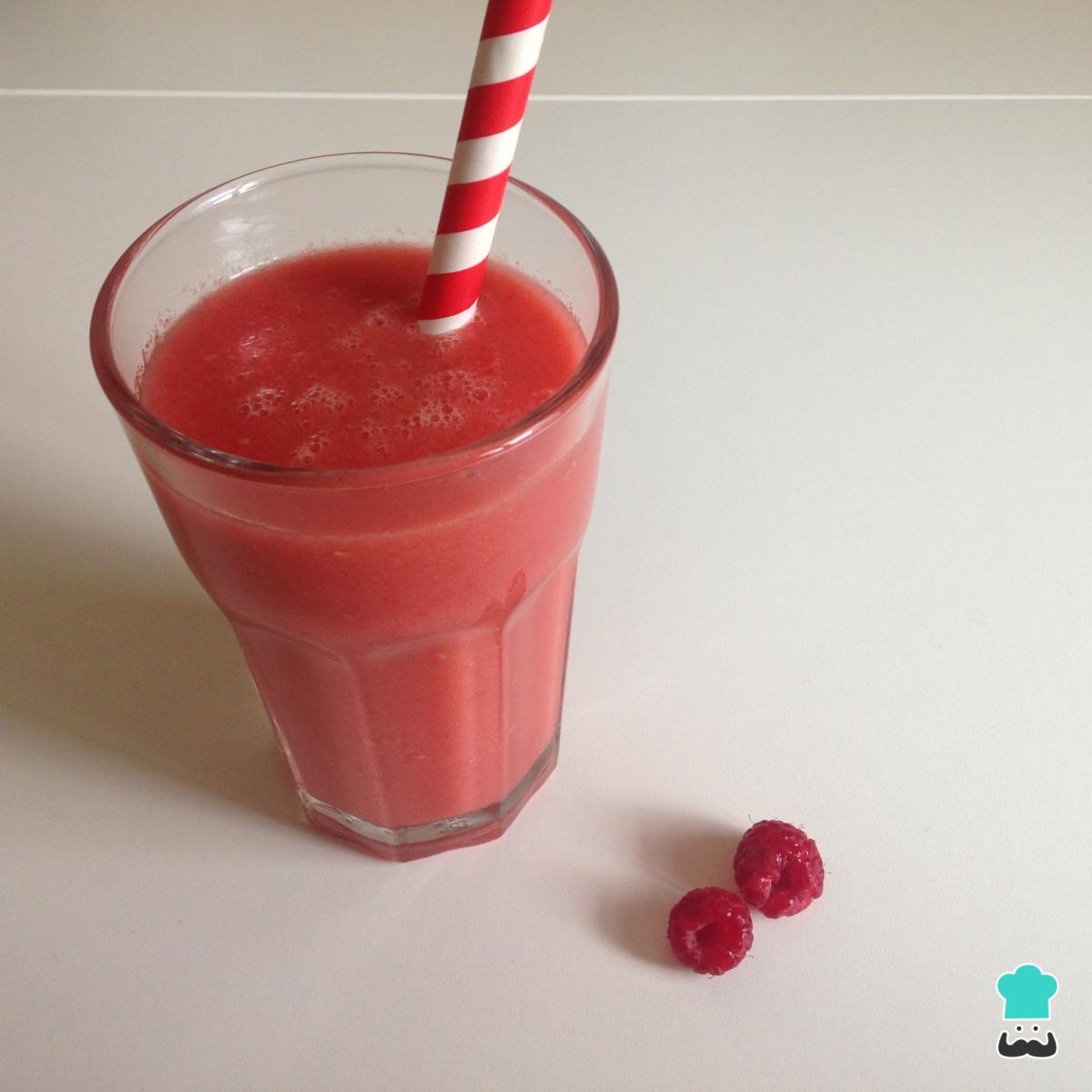 Zumo de frambuesa para adelgazar