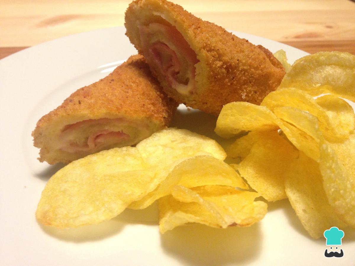 Receta de Flamenquines de pan de molde