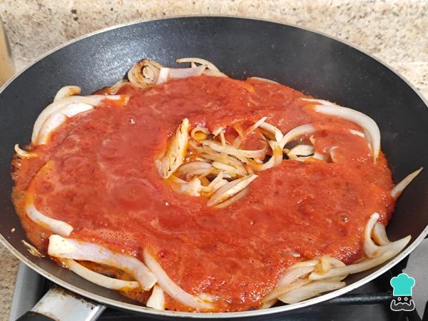 Receta de Tinga de pollo con tomate - Paso 4