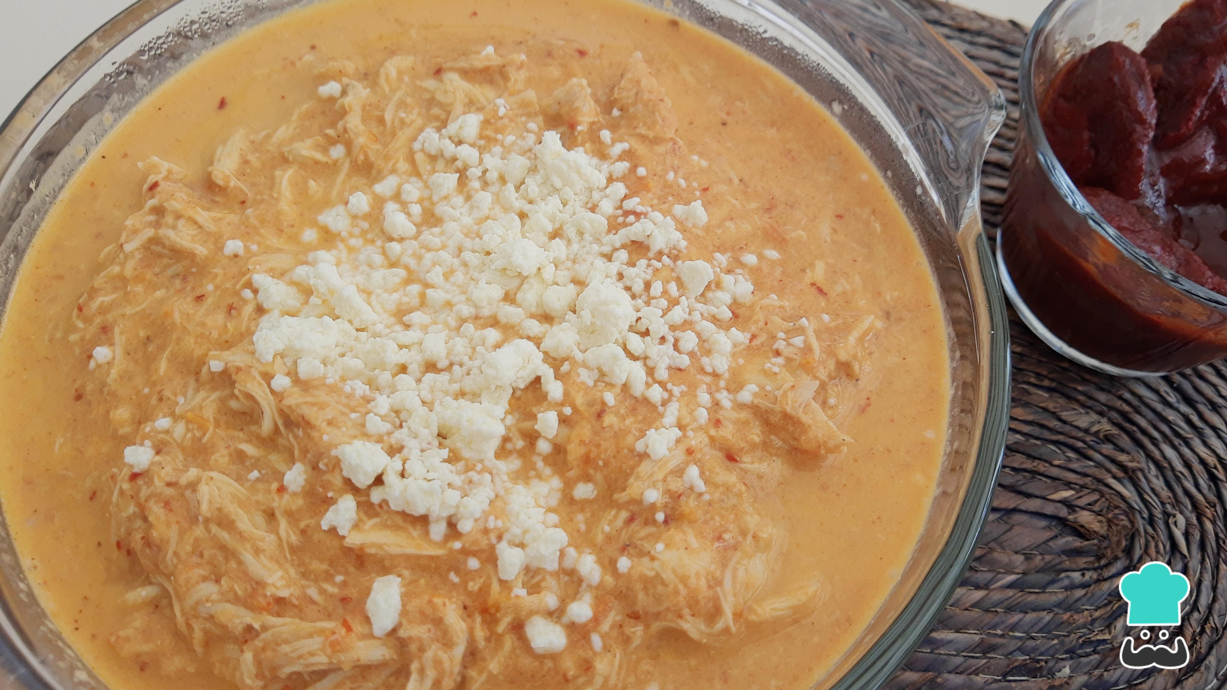 Pollo deshebrado con chipotle Receta MEXICANA