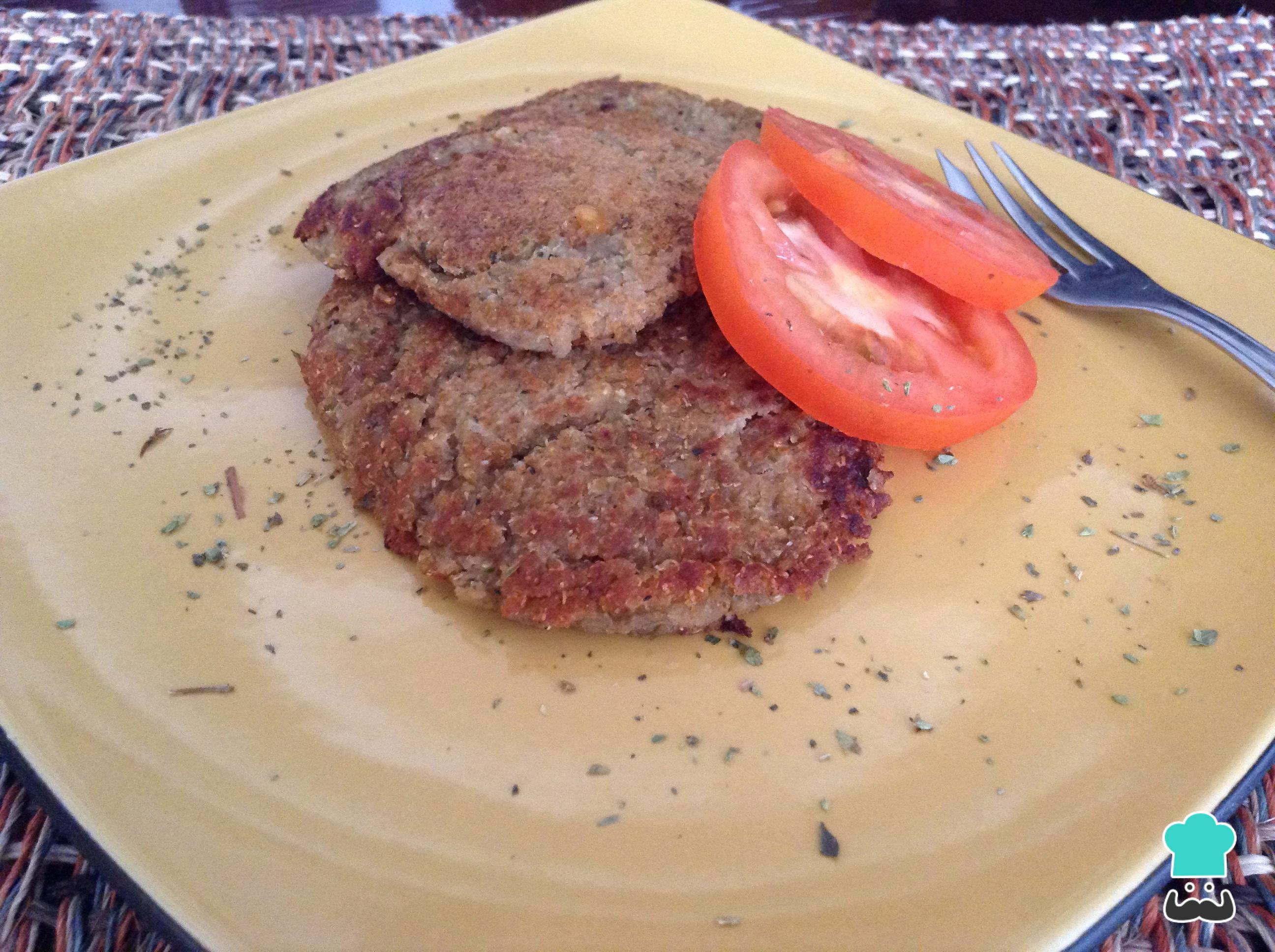 Hamburguesas de quinoa y lentejas