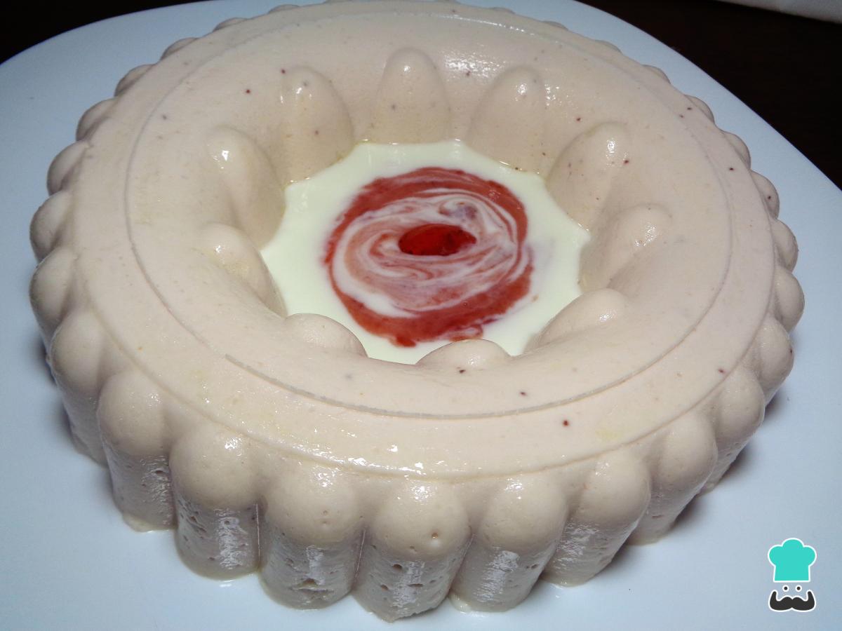 Receta de Gelatina de yogur de fresa con Philadelphia