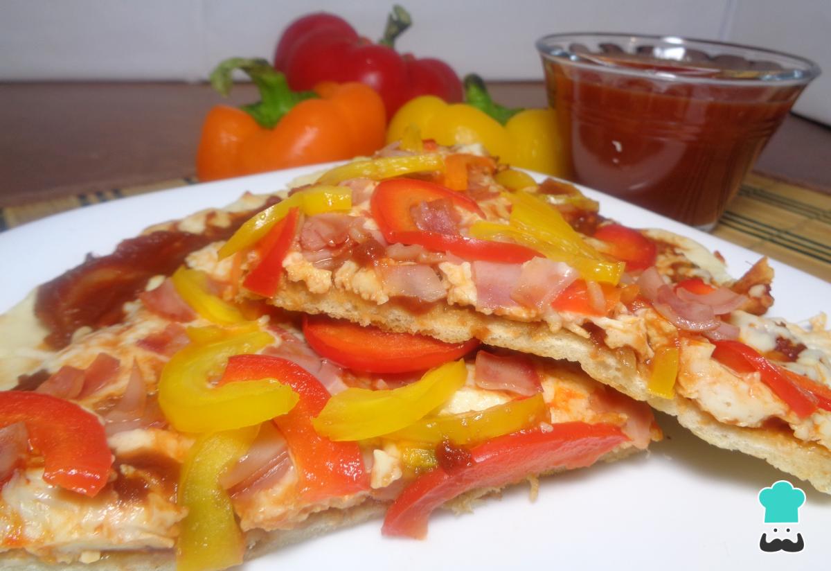 Receta de Pizza casera en sartén