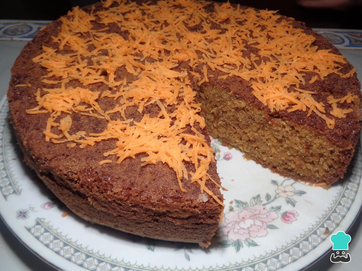 Receta de Torta de zanahoria y naranja light