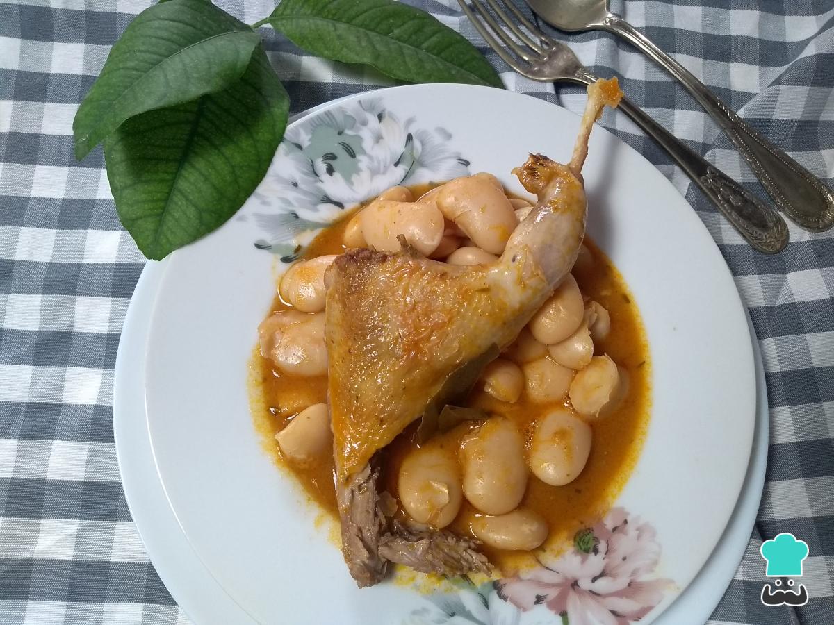 Receta de Alubias con perdiz