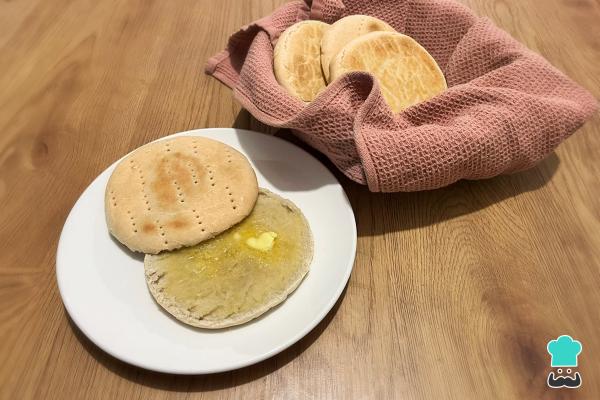Panes chilenos - Churrascas al horno