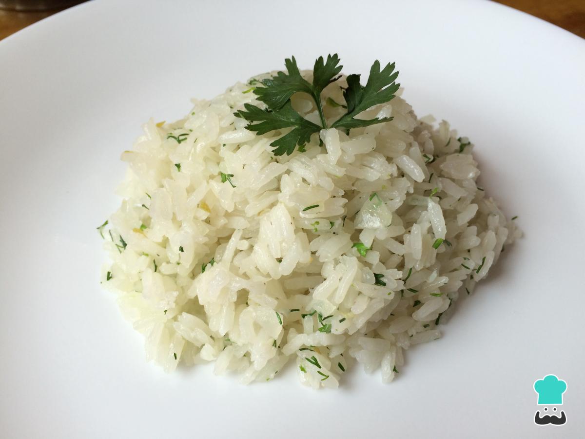 Receta de Arroz al limón con cilantro