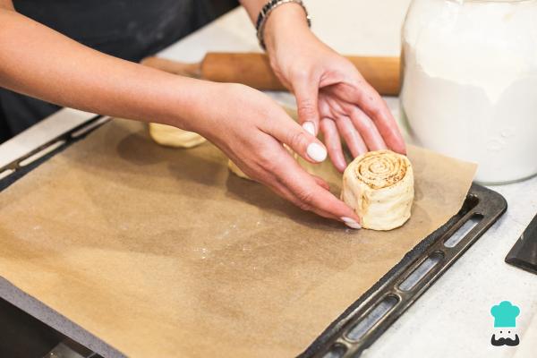 Receta de Rollos de canela o cinnamon rolls - Paso 8