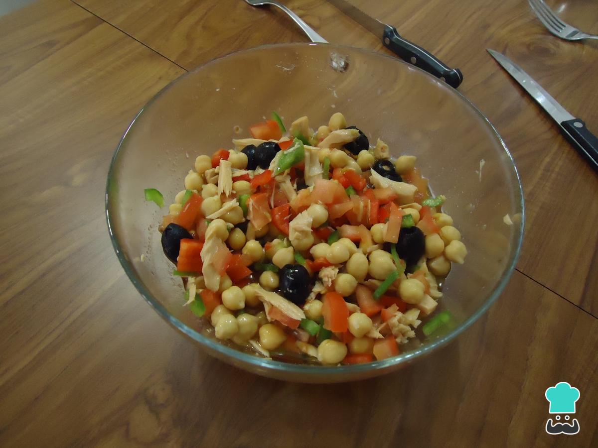 Receta de Delicioso Empedrado de garbanzos