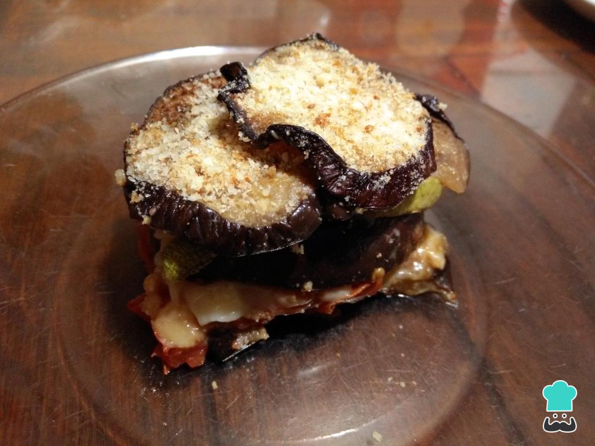 Receta de Milhojas de calabacín y berenjena