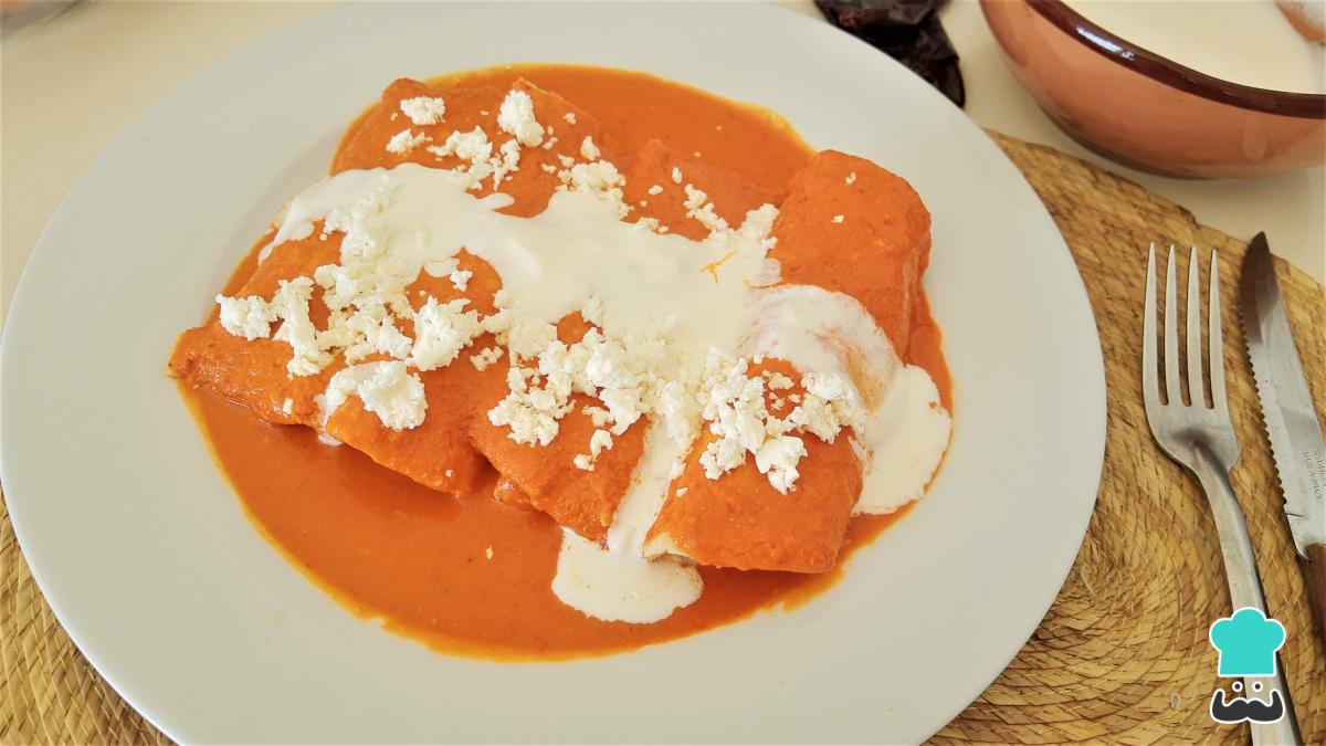 Receta de Enchiladas de nata