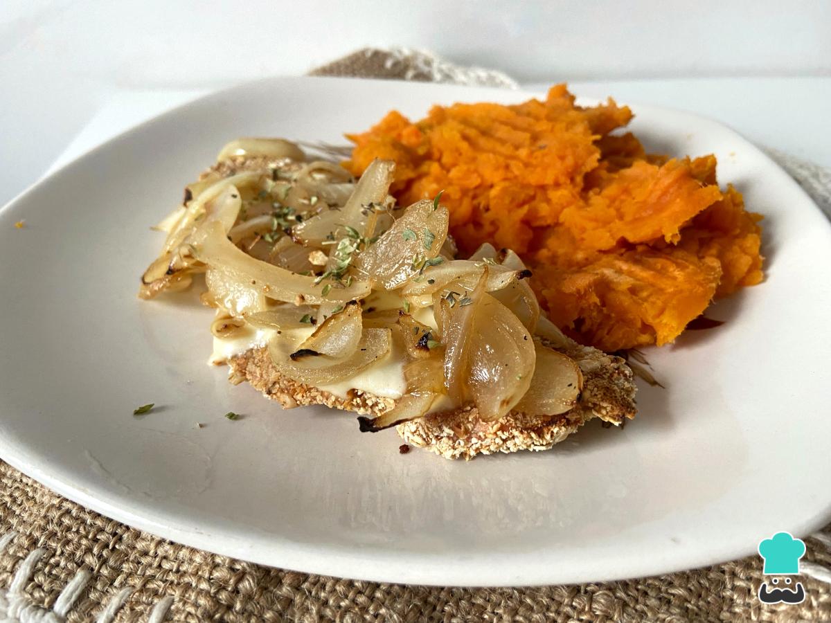 Receta de Milanesa a la fugazzeta