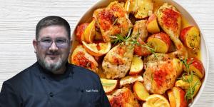Dani García, chef: “El pollo al ajillo más rico y jugoso se hace con 2 patatas, vino blanco y 300 g de champiñones”