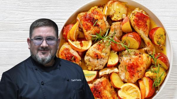 Dani García, chef: “El pollo al ajillo más rico y jugoso se hace con 2 patatas, vino blanco y 300 g de champiñones”