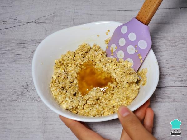 Receta de Galletas de avena con 3 ingredientes - Paso 2