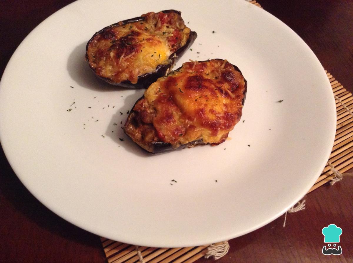 Receta de Berenjenas con tomate y huevo