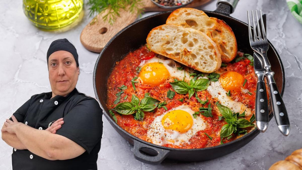 Roberta Cipri, cocinera italiana: “Los huevos más ricos no se hacen fritos; se cocinan con salsa de tomate y mozzarella rallada”