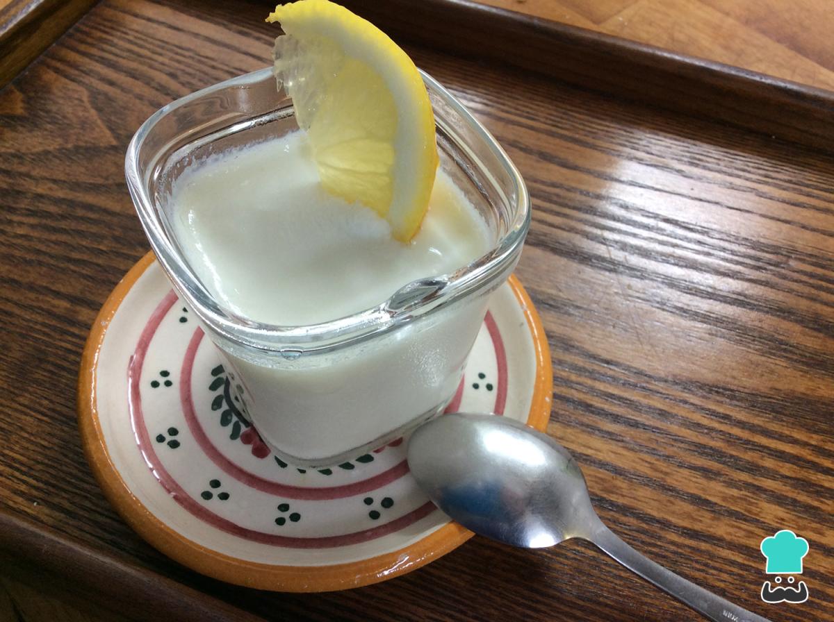 Receta de Yogur de limón