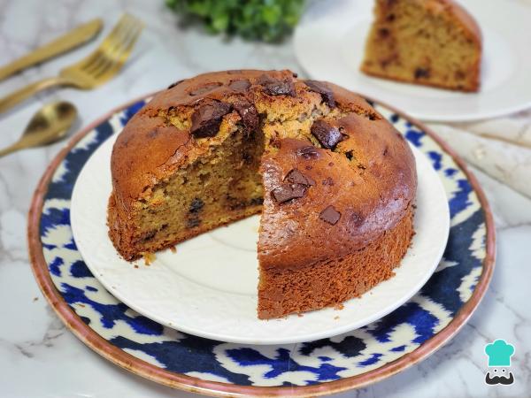 Receta de Bizcocho de plátano sin harina ni azúcar