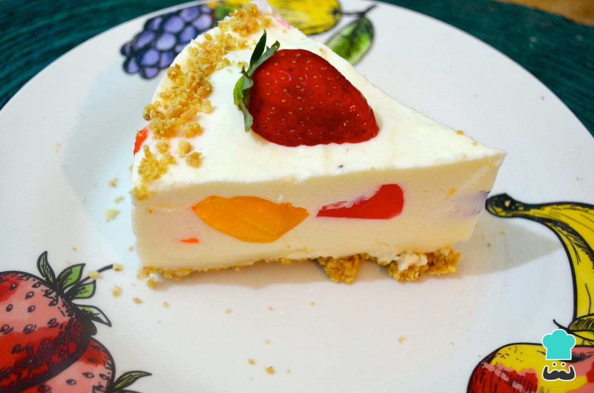 Receta de Pastel de gelatina mosaico