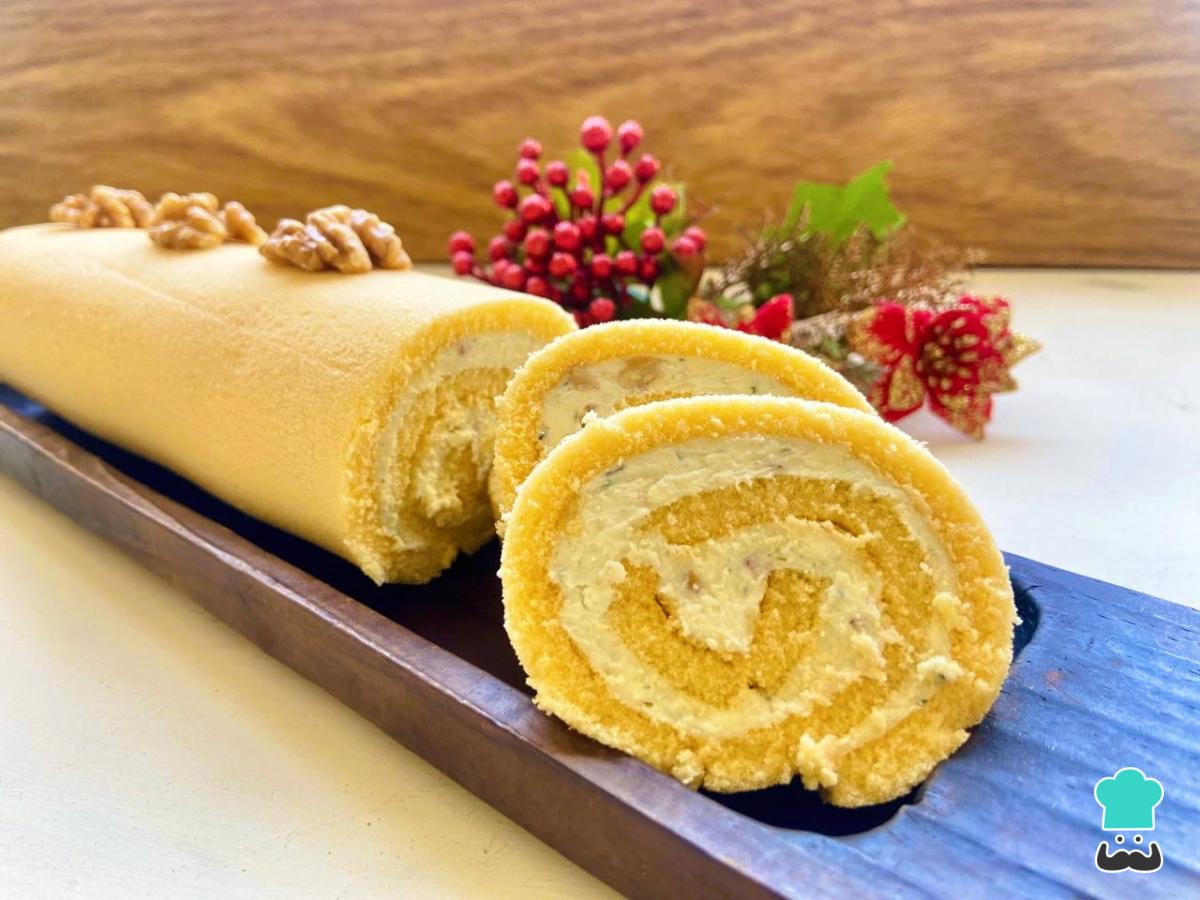 Receta de Pionono de roquefort