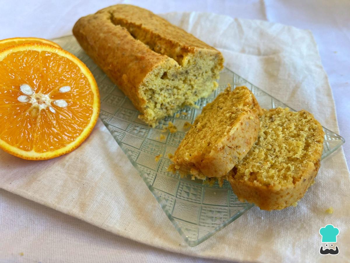 Receta de Budín de naranja sin huevo