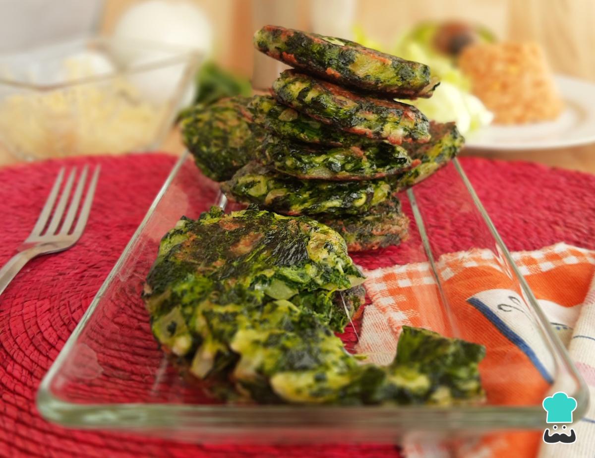 Receta de Tortitas de espinacas con queso