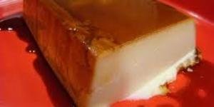 Flan de queso con glaseado