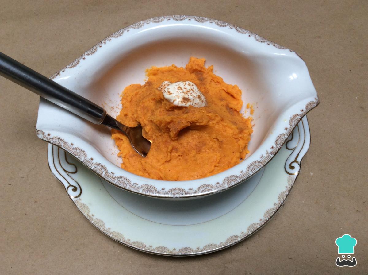 Receta de Puré de boniato americano