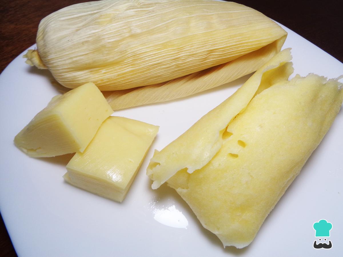 Receta de Tamales canarios con queso manchego
