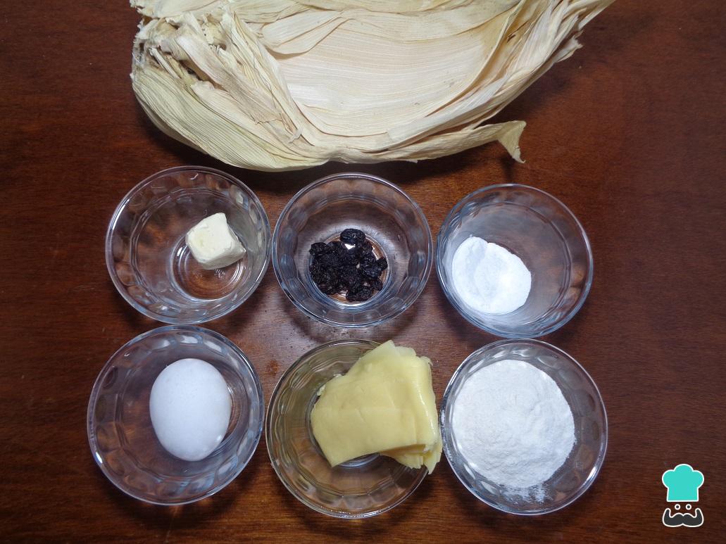 Tamales canarios con queso manchego Fácil