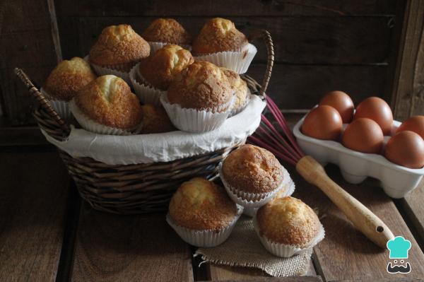 Receta de Magdalenas caseras de la abuela