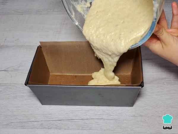 Receta de Bizcocho de plátano 3 ingredientes - Paso 5