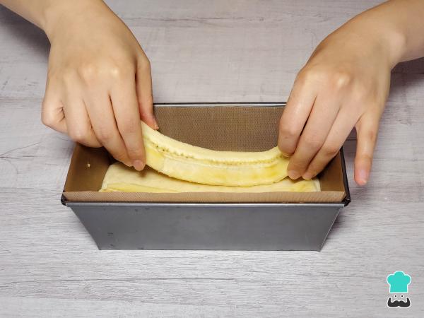Receta de Bizcocho de plátano 3 ingredientes - Paso 6
