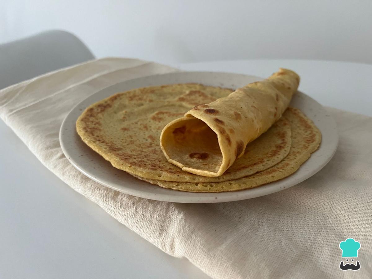 Receta de Panqueques de garbanzos