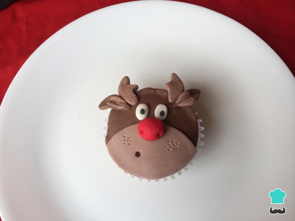 Receta de Cupcake navideño de reno