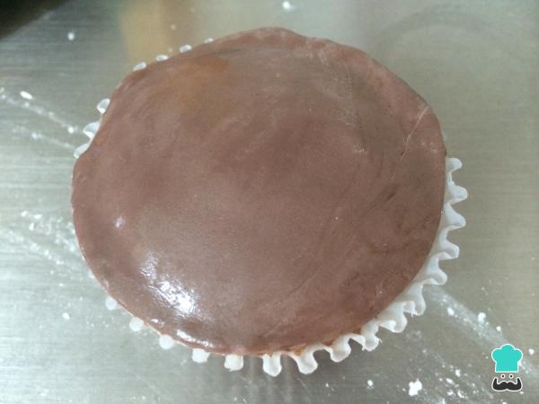 Receta de Cupcakes de navidad - Reno - Paso 5