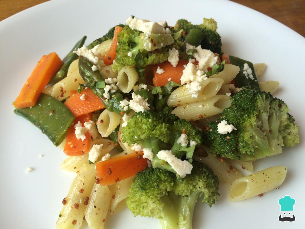 Receta de Pasta primavera
