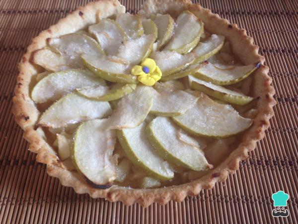 Receta de Tarta de manzanas verdes