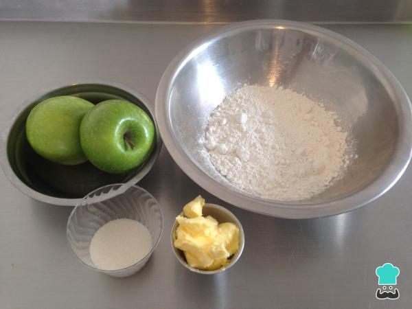 Receta de Tarta de manzanas verdes - Paso 1